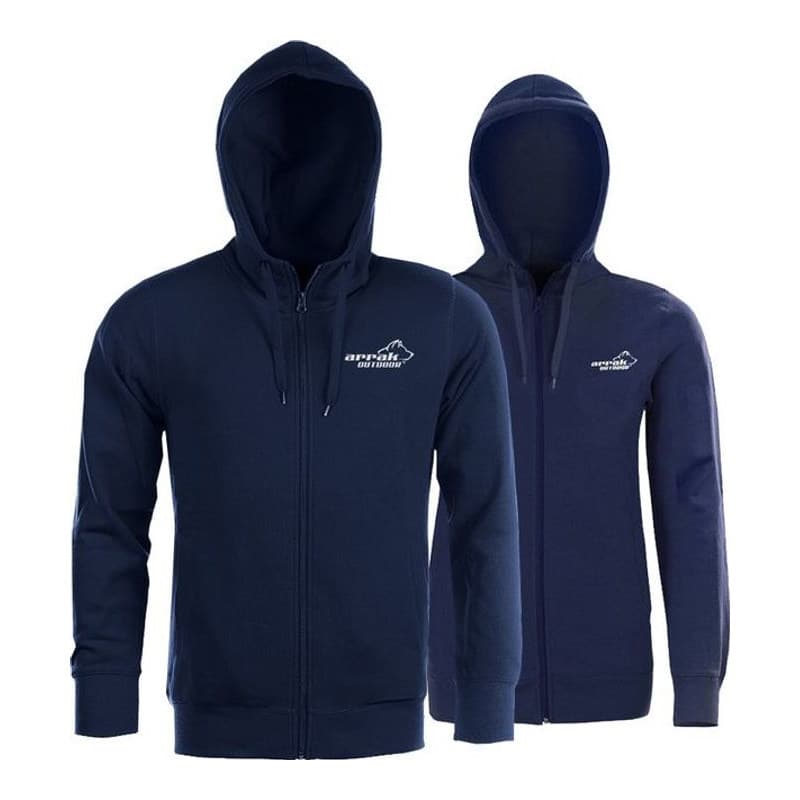 Arrak Zip Hood Marineblau