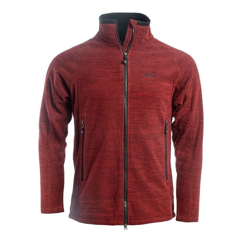 Fleecejacke Hiker Fleece Herren Dunkelrot