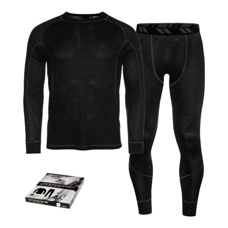 Funktionsunterwäsche Herren Basic Schwarz
