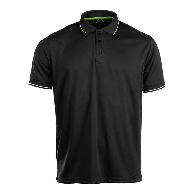 Golfer Poloshirt Herren Schwarz
