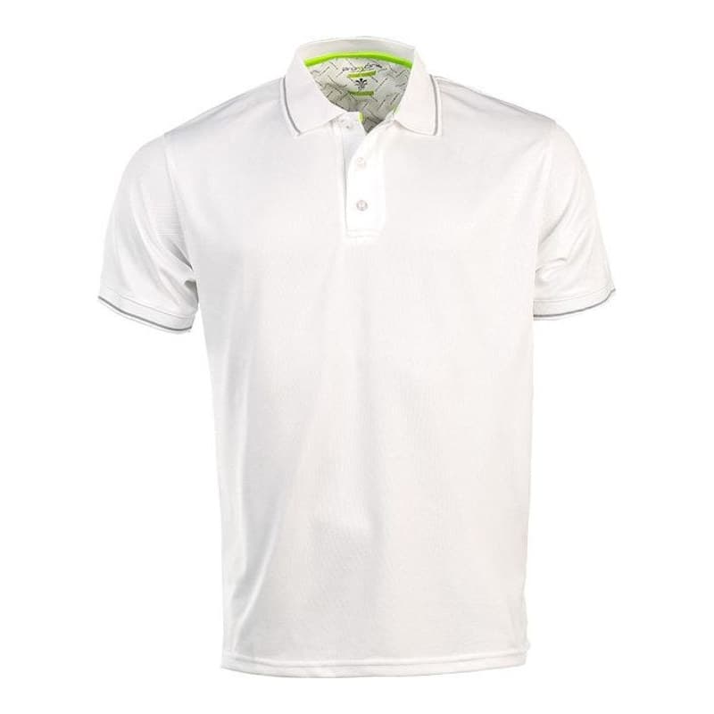 Golfer Poloshirt Herren Weiß