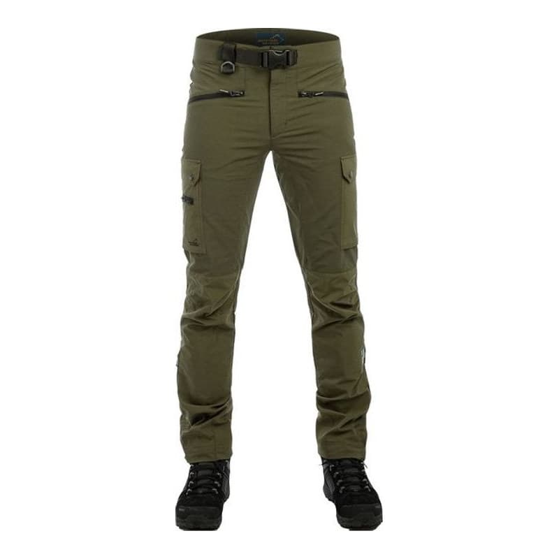 Motion Flex Hose Herren Lang Olivgrün