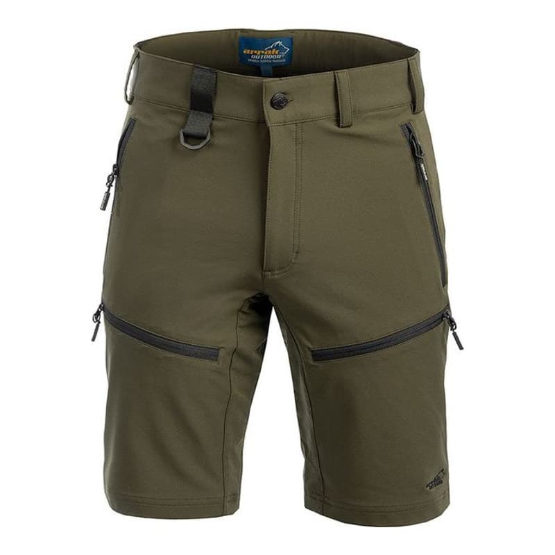 Motion Stretch Shorts Herren Olivengrün