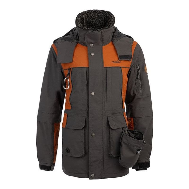 Original Jacke Damen Anthrazit/Orange