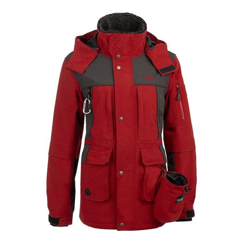Original Jacke Damen Rot/Anthrazit