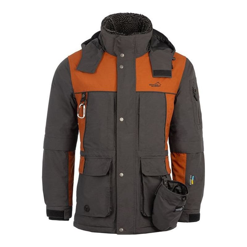 Original Jacke Herren Anthrazit/Orange