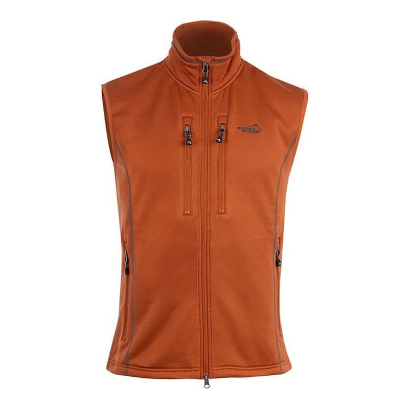 Power Fleece Weste Herren Burnt Orange
