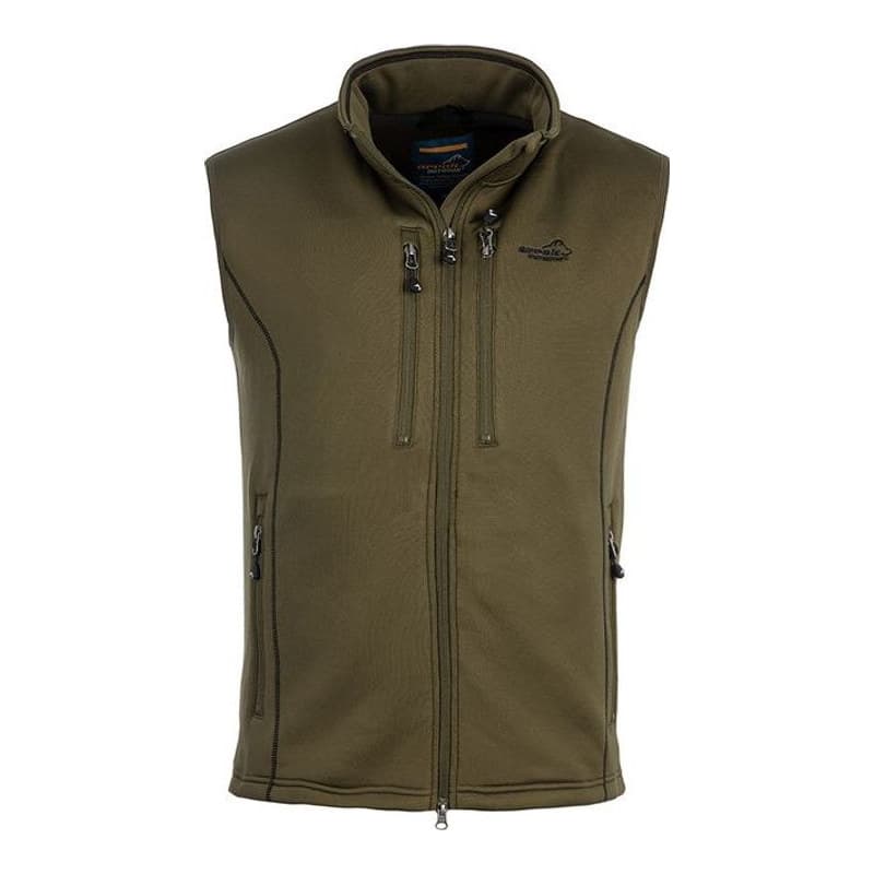 Power Fleece Weste Herren Olivengrün