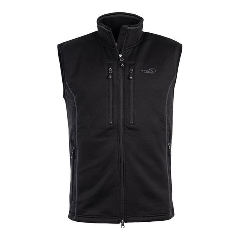 Power Fleece Weste Herren Schwarz