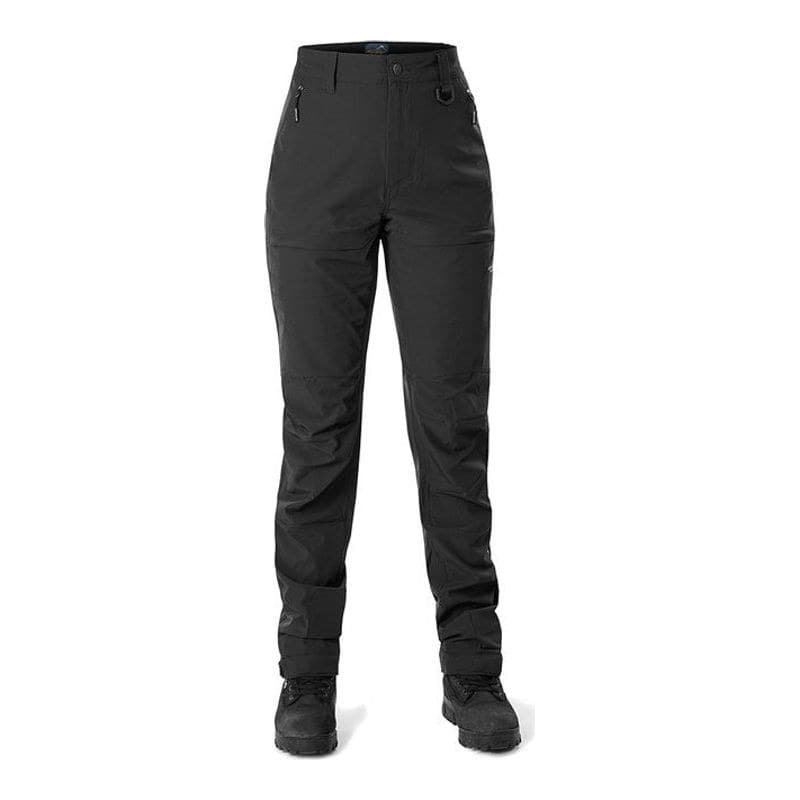 Quick Dry Hose Damen Lang Schwarz