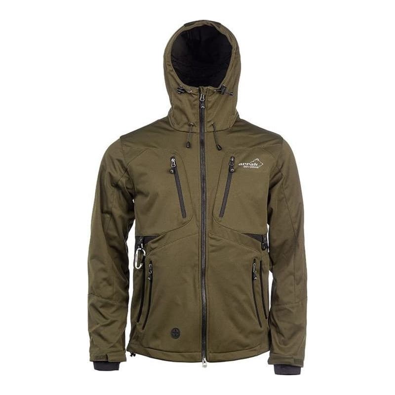 Softshelljacke Akka für Herren Olivgrün