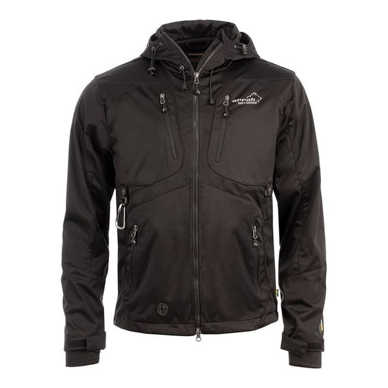 Softshelljacke Akka für Herren Schwarz