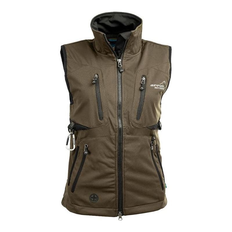 Softshellweste Acadia Damen Braun