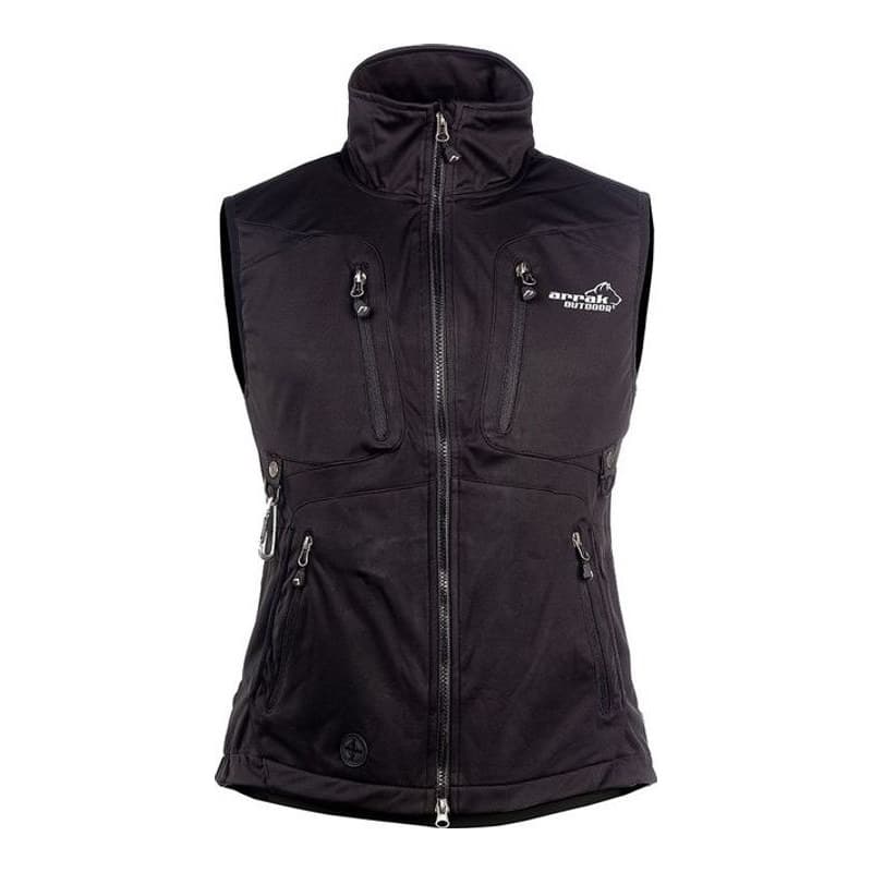 Softshellweste Acadia Damen Schwarz