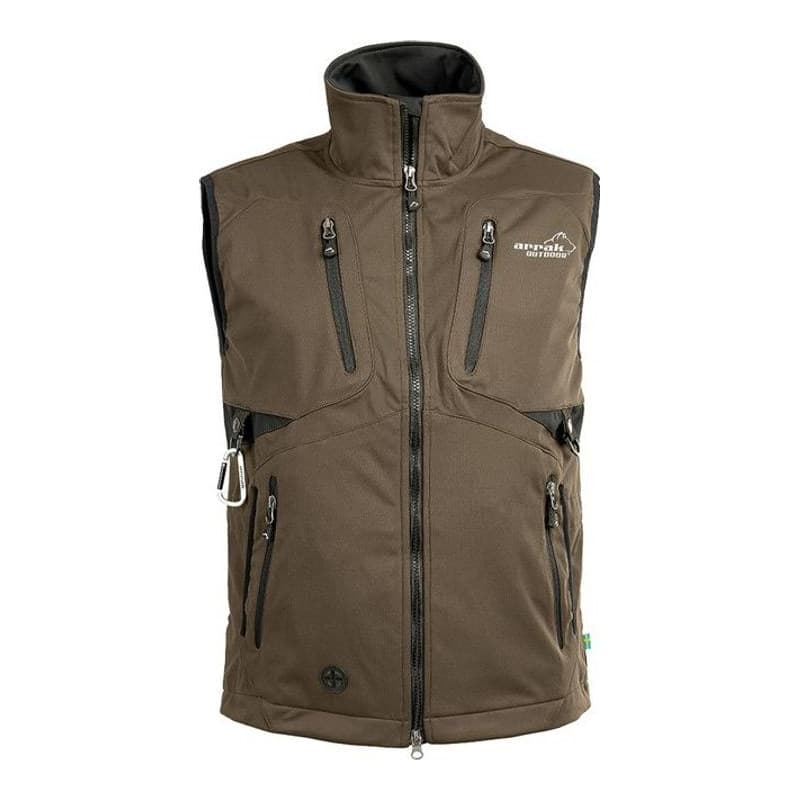 Softshellweste Acadia Herren Braun