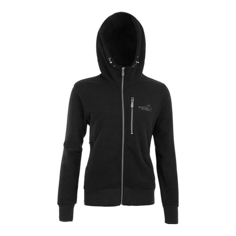 Sporty Hoodie Damen Schwarz