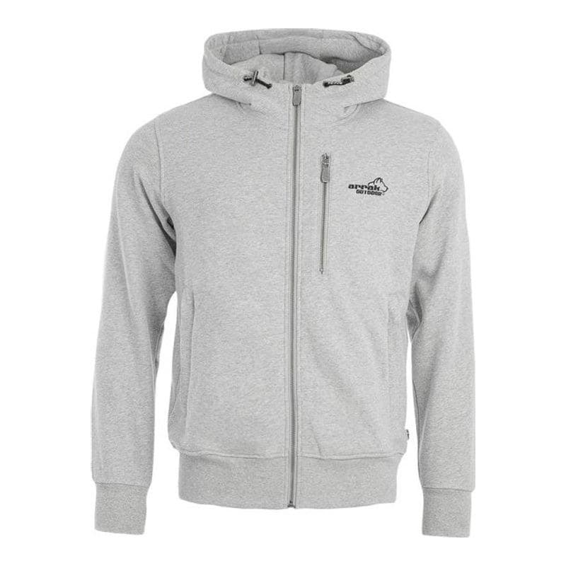 Sporty Hoodie Herren Grau