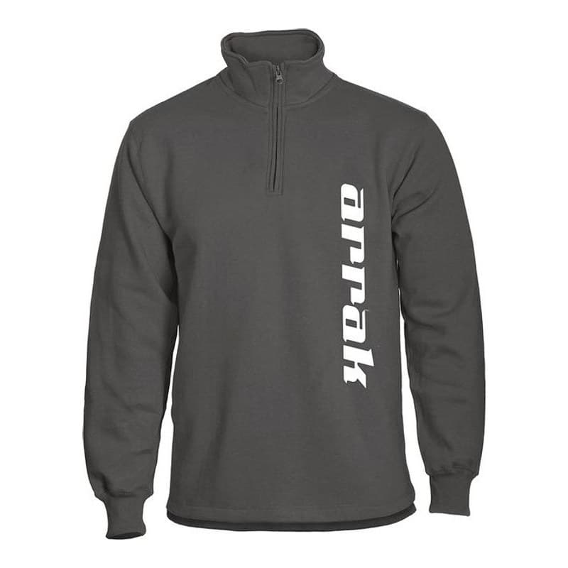 Sweatshirt Halfzip Grau