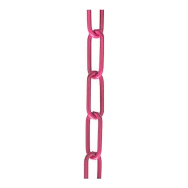 Deutsche Fettlederleine 12 mm pink mit schwarzem Edelstahlkarabiner