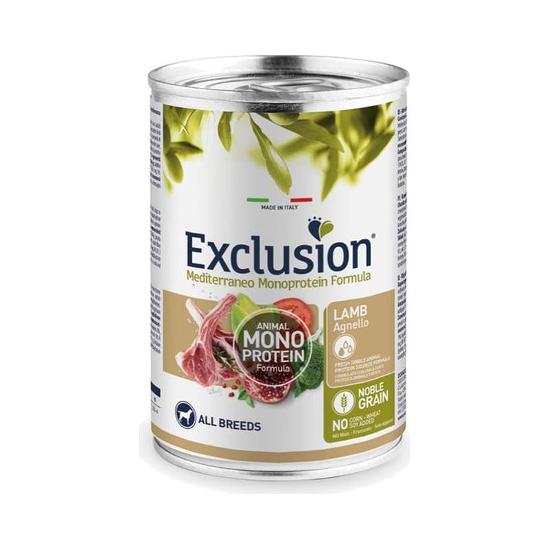 Exclusion Mediterraneo Noble Grain Adult Lamm Nassfutter