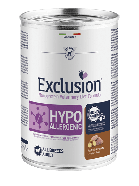 Exclusion Hypoallergenic Kaninchen & Kartoffel Nassfutter