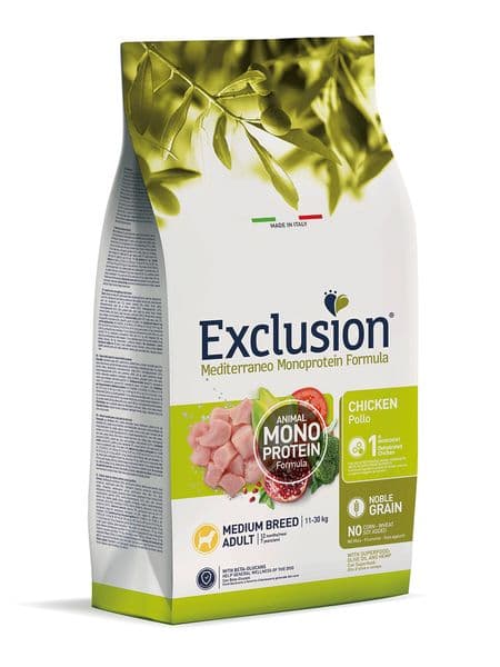 Exclusion Mediterraneo Noble Grain Adult Huhn