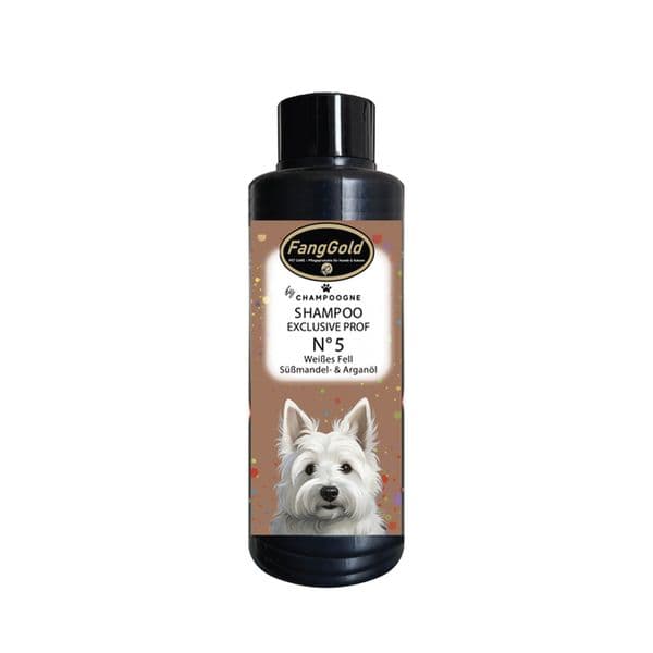 FangGold CHAMPOOGNE Shampoo No.5 Weißes Fell Süßmandel- & Arganöl