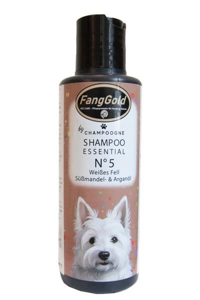 FangGold CHAMPOOGNE Shampoo No.5 Weißes Fell Süßmandel- & Arganöl
