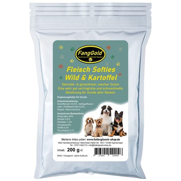 FangGold Fleisch Softies Wild & Kartoffel