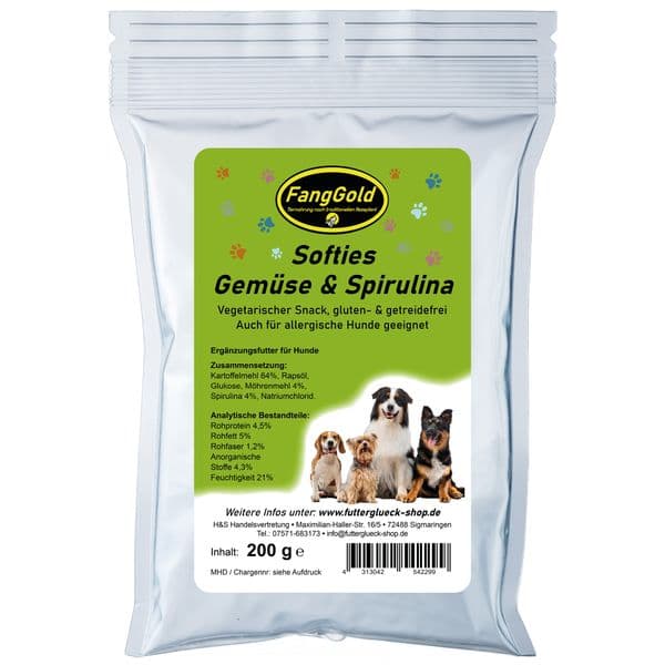FangGold Softies Gemüse & Spirulina vegetarisch