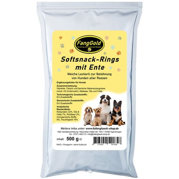 FangGold Softsnack-Rings mit Ente