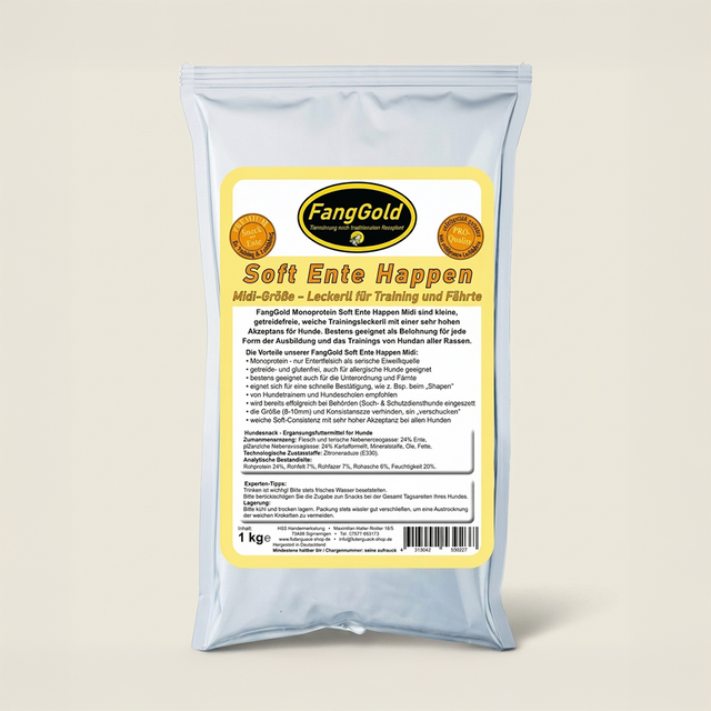 FangGold Soft Ente Happen Midi 1 kg – Bild 2