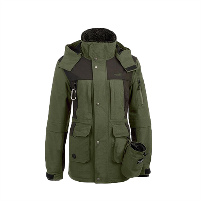 Winterjacke Damen Oliv/Anthrazit – Nahrungsergänzung für Hunde