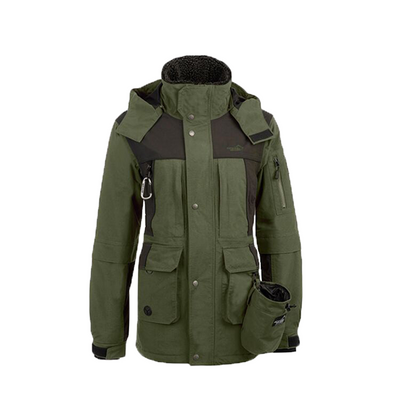 Winterjacke Damen Oliv/Anthrazit – Nahrungsergänzung für Hunde