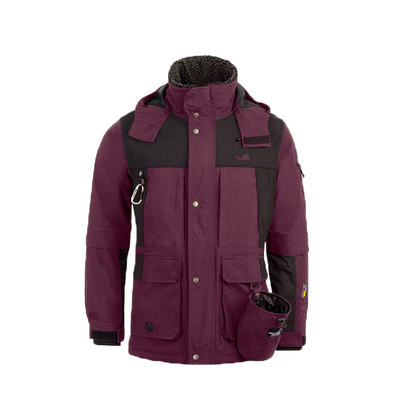 Winterjacke Herren Burgundy/Schwarz – Nahrungsergänzung für Hunde