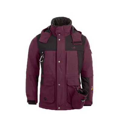 Winterjacke Herren Burgundy/Schwarz – Nahrungsergänzung für Hunde