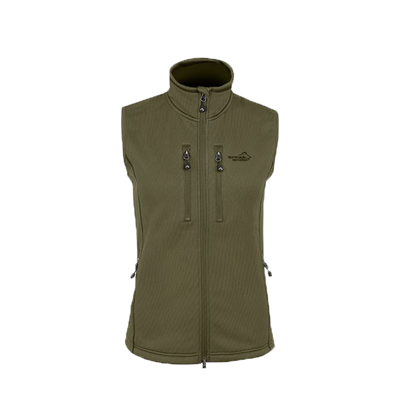 Power Fleece Weste Damen Olivengrün – Nahrungsergänzung für Hunde