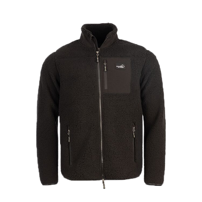 Sherpa Fleecejacke Herren Schwarz – Nahrungsergänzung für Hunde
