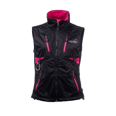 Softshellweste Acadia Damen Schwarz/Rosa – Nahrungsergänzung für Hunde
