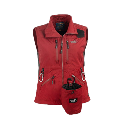 Weste Competition Damen Dunkelrot – Nahrungsergänzung für Hunde