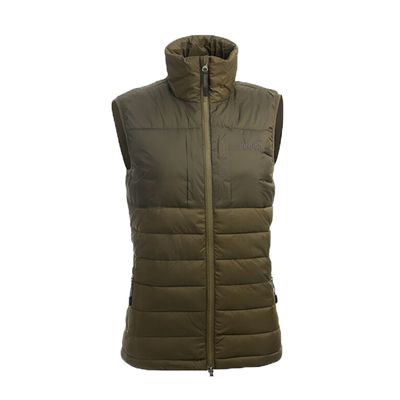 Weste Warmy Damen olivgrün – Nahrungsergänzung für Hunde